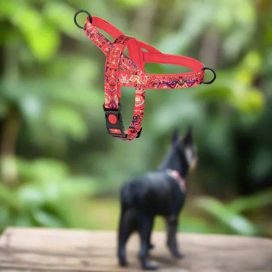 Harnais pour Chien - DogSafeHarness™ - Rouge - Chien en vadrouille