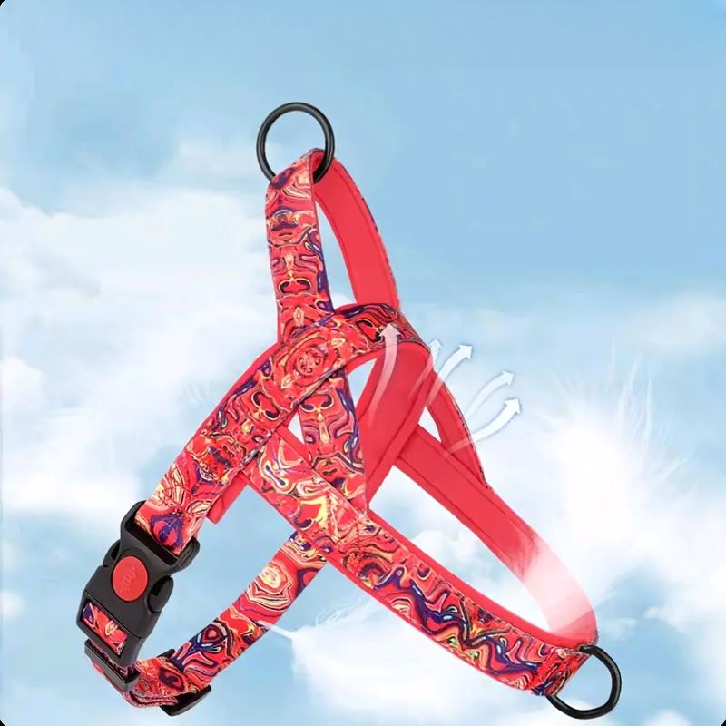 Harnais pour Chien - DogSafeHarness™ - Rouge - Chien en vadrouille