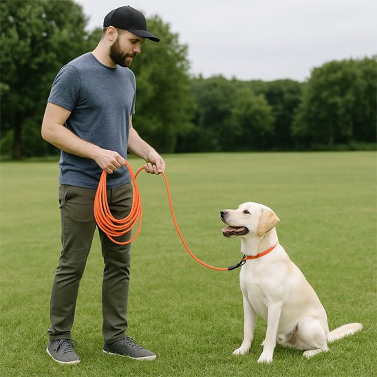 Longe pour chien | Extensible 10m - Chien en vadrouille