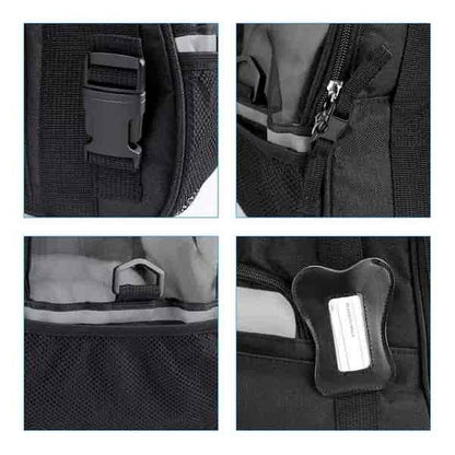 Sac de Transport pour Chien - DogCarrierBag™ - Noir - Chien en vadrouille
