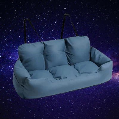 SIEGE AUTO POUR CHIEN - CarrierTravelDog™ - Bleu - Chien en vadrouille