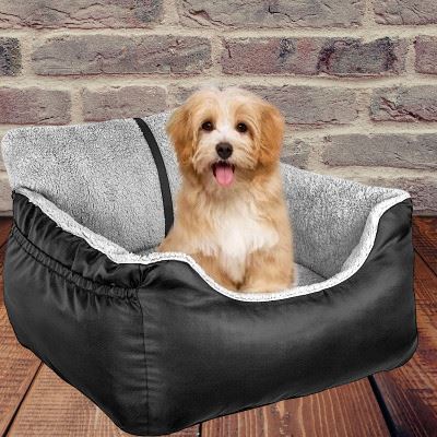 SIEGE AUTO POUR CHIEN - PetCarSeat™ - Noir - Chien en vadrouille